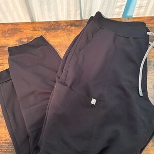 Fabletics Black Jogger Scrub Pants